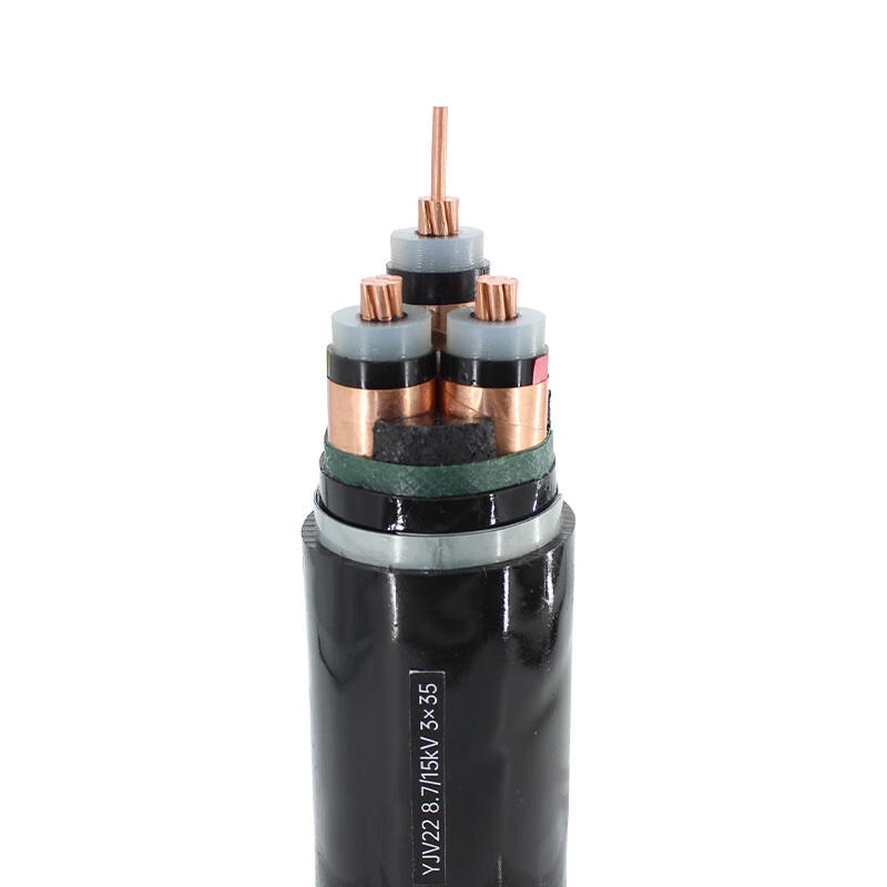 Factory Medium Voltage Copper Core 185/120/95mm2 XLPE Insulated Swa ...