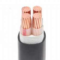 4-Core XLPE Insulated PVC Sheath Copper Low Voltage Armoured Underground Power Cable from China Factory